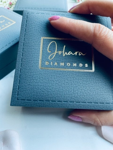 Diamond Initial Pendant - White Gold Letter E