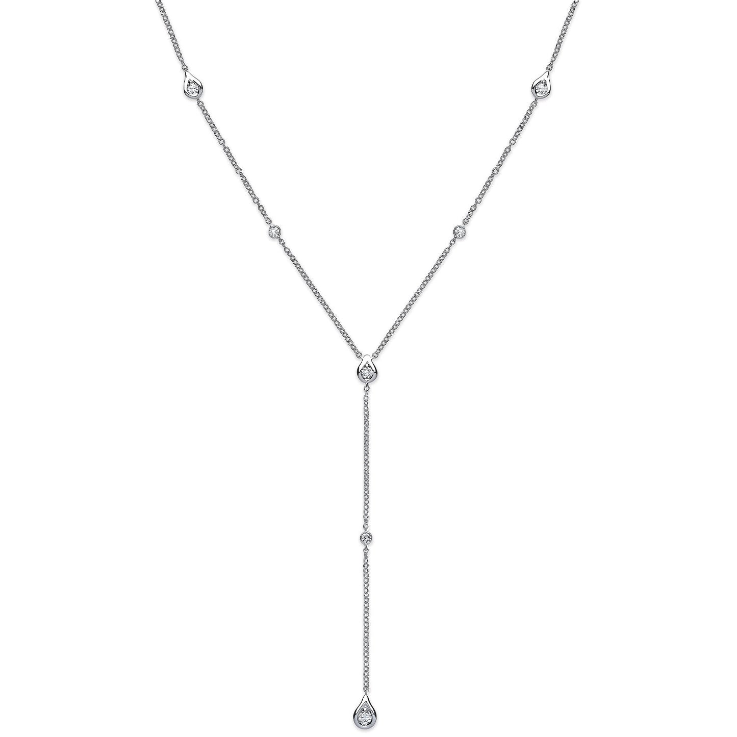 White Gold Necklet Diamond