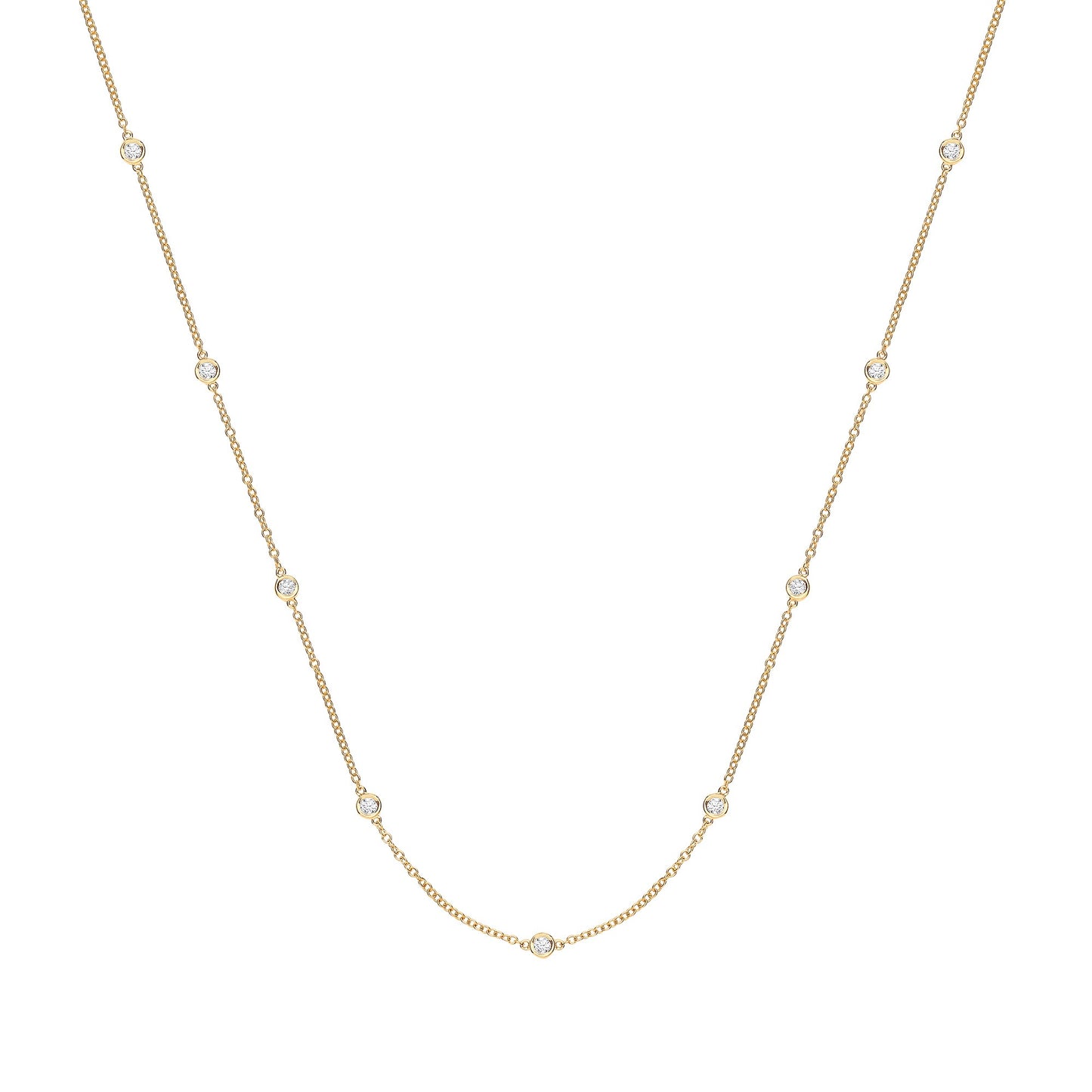 9ct Gold Diamond Necklace