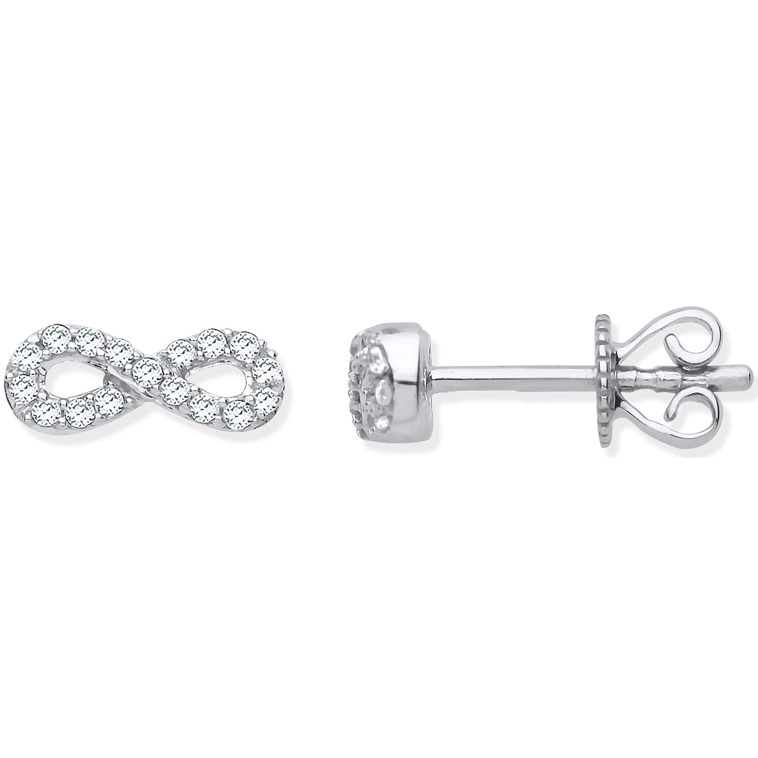 Infinity Diamond Studs