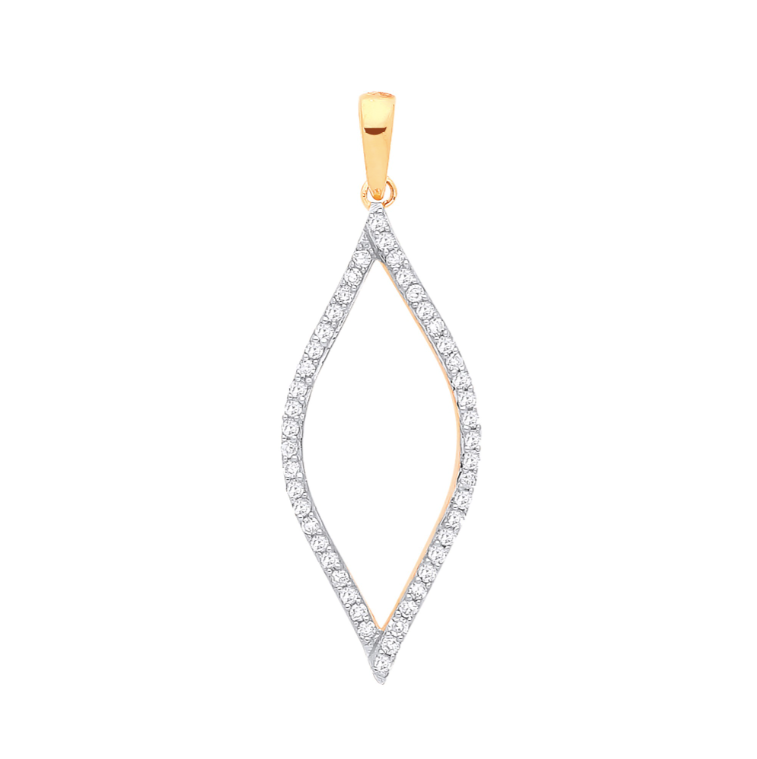 Yellow Gold Diamond Pendant