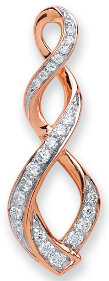 Rose Gold Diamond Pendant