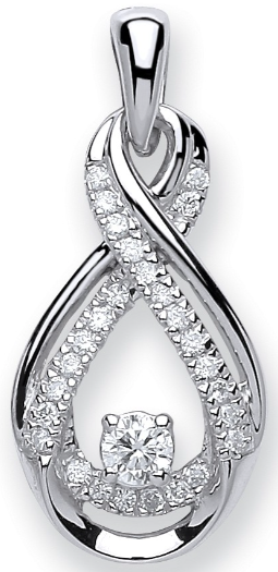 White Gold Diamond Pendant