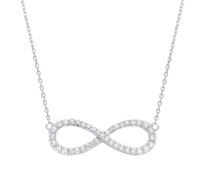 Diamond Infinity Pendant Chain