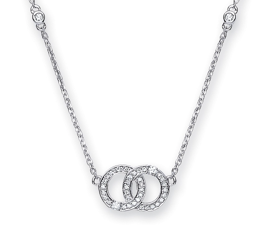 White Gold Diamond Necklace