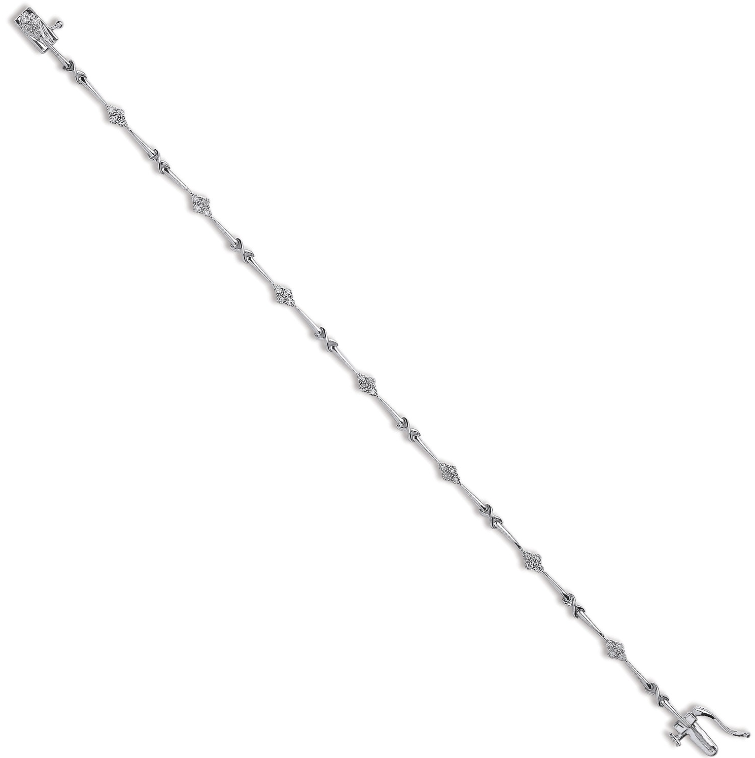 White Gold Diamond Bracelet