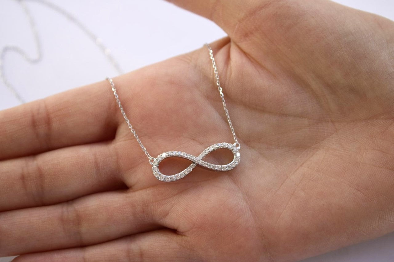 Diamond Infinity Pendant Chain