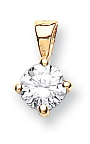 Diamond Solitaire Pendant