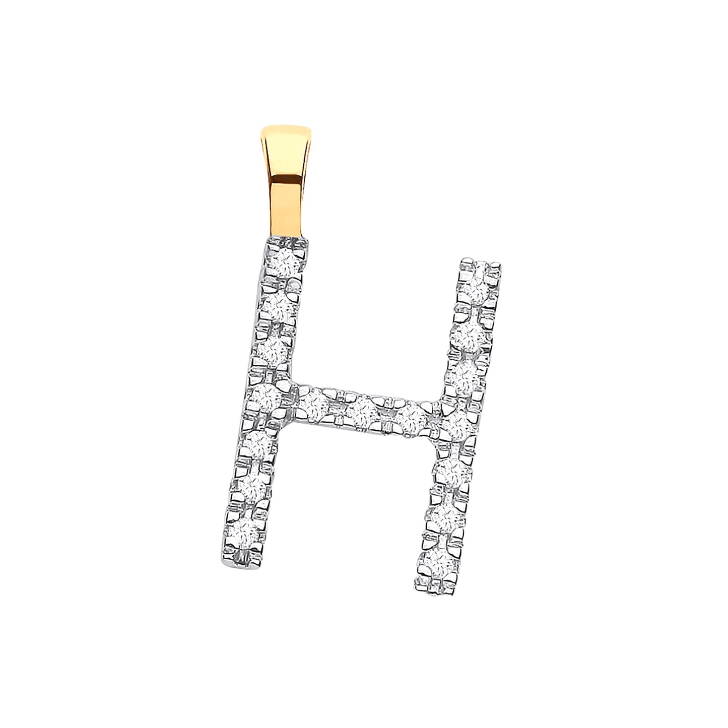 Diamond Initial Pendant
