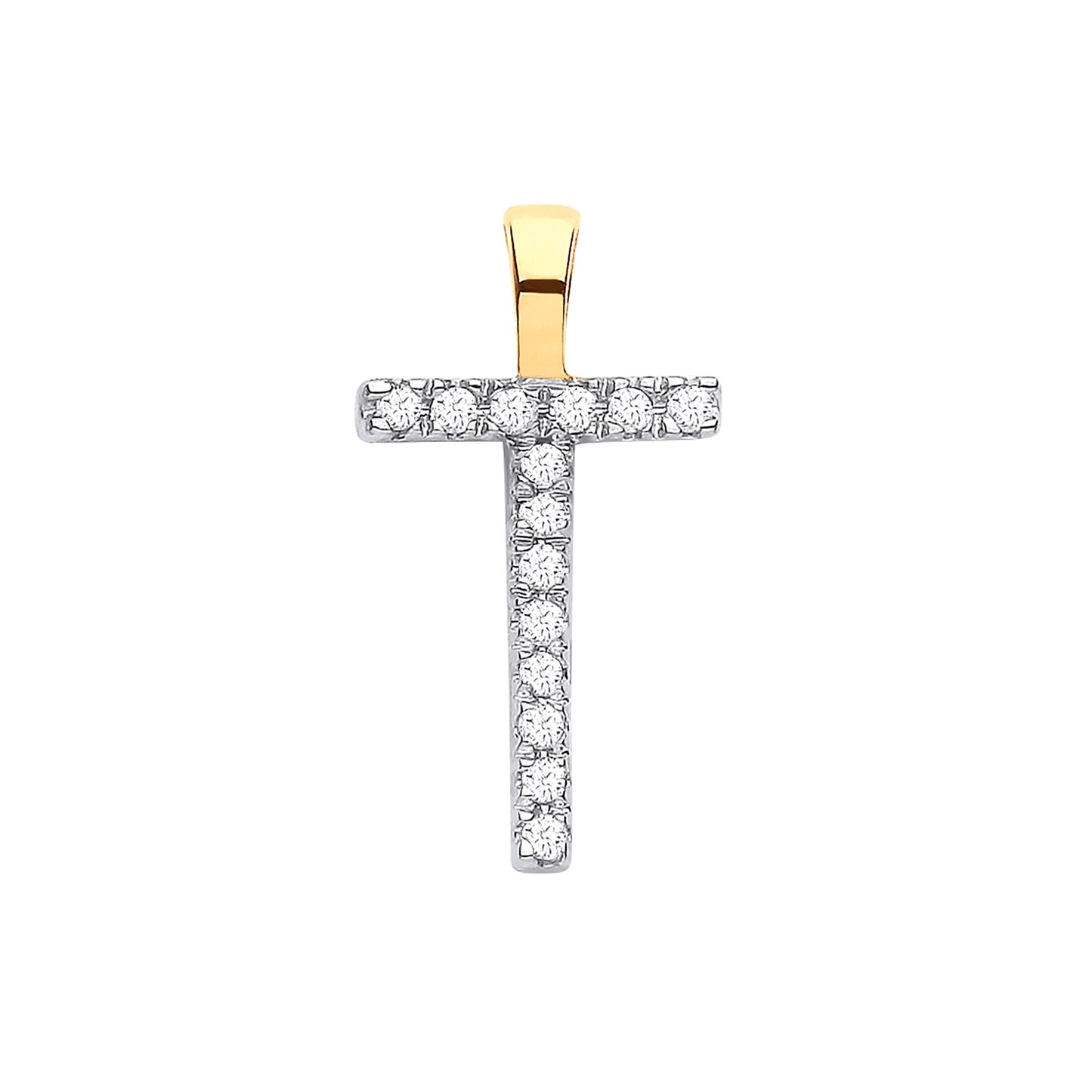 Diamond Initial Pendant