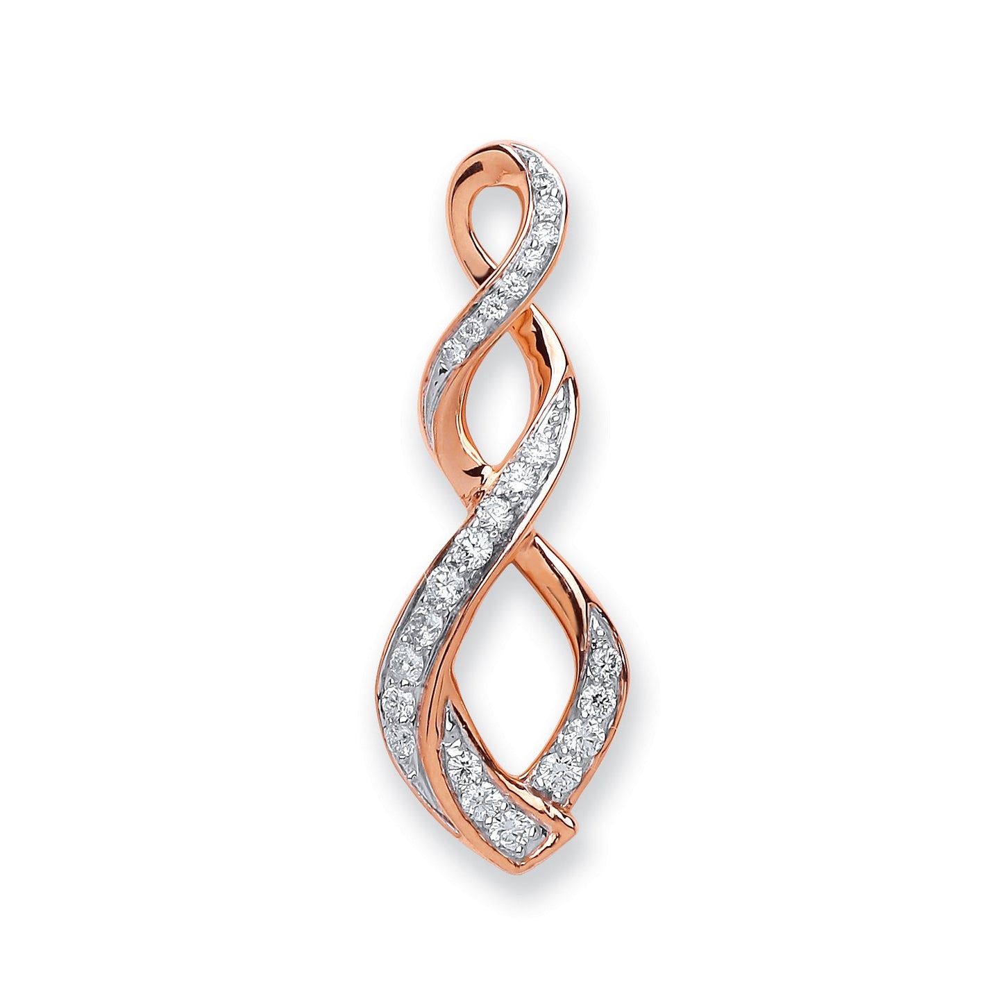 Rose Gold Diamond Pendant