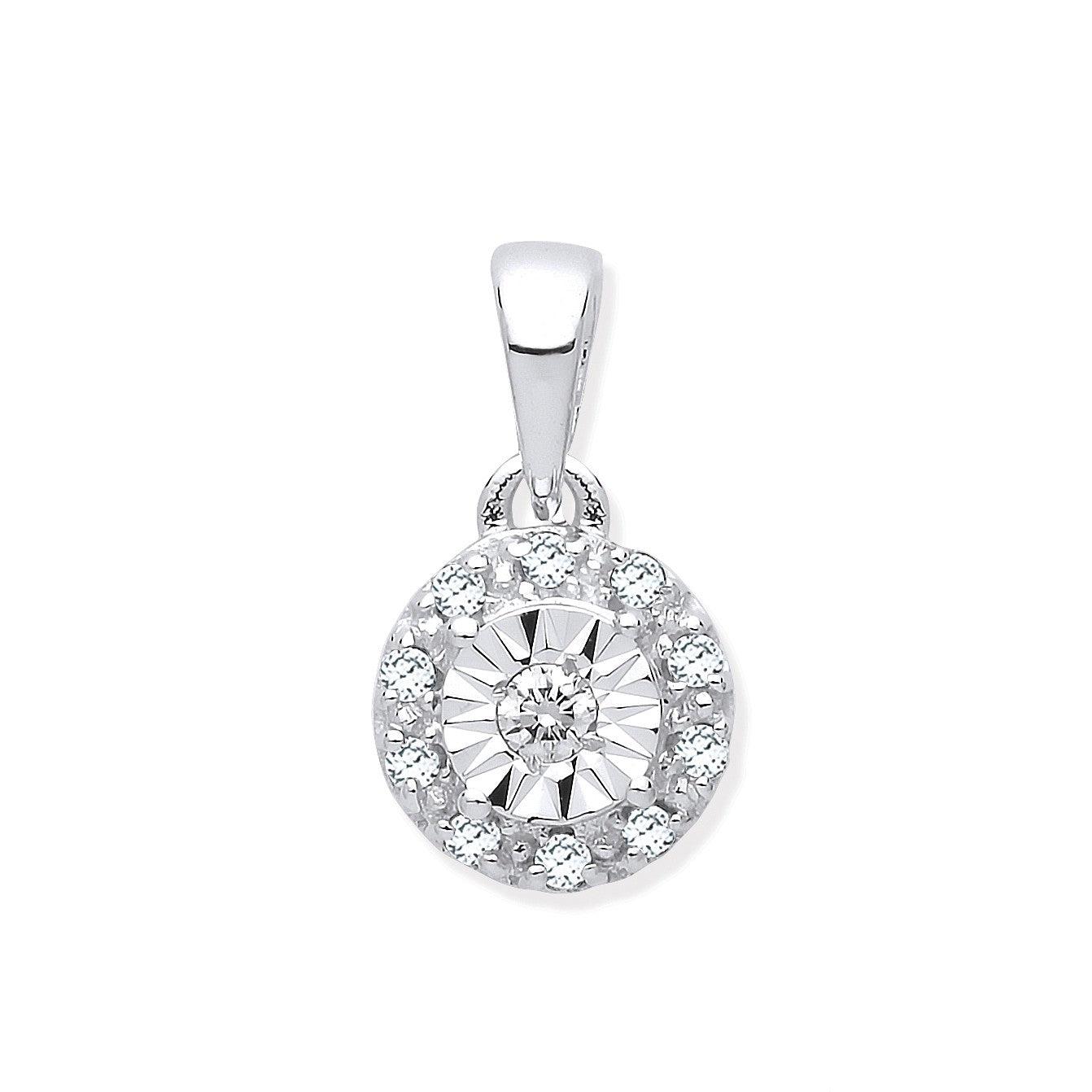 White Gold Diamond Pendant
