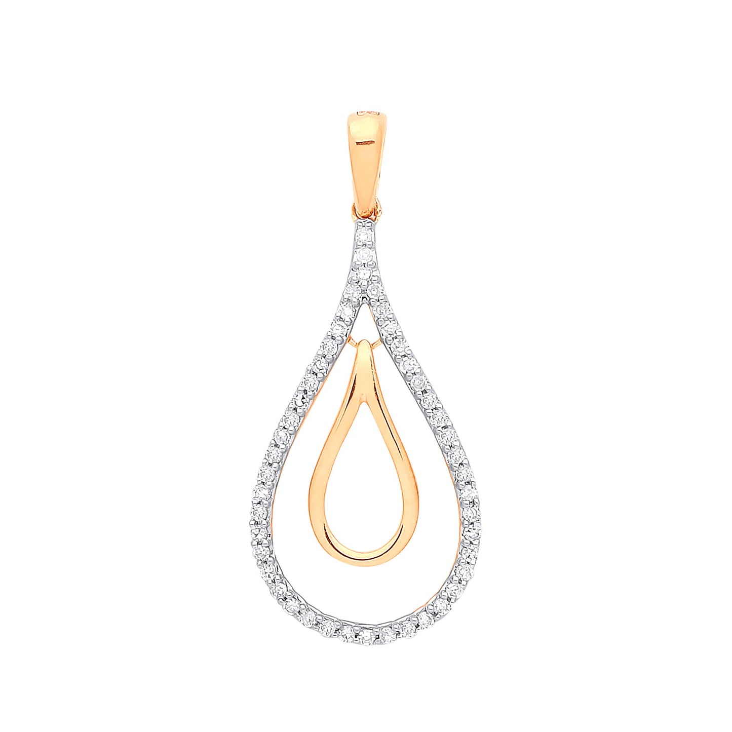 Gold Drop Pendant