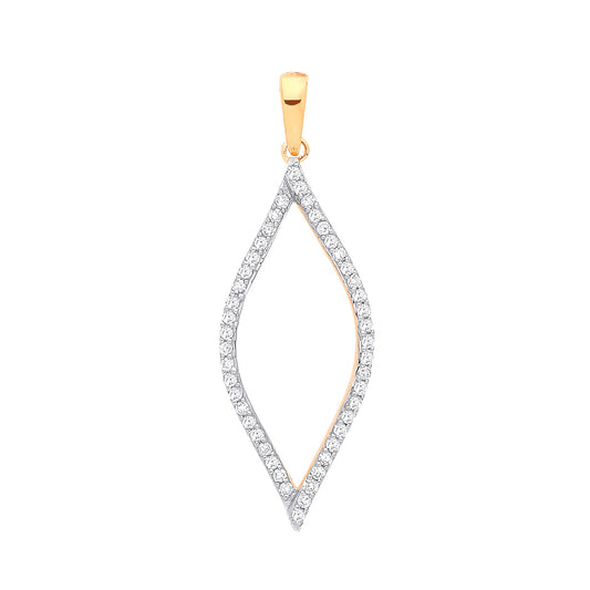 Yellow Gold Diamond Pendant